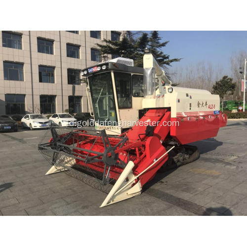 Crawler Type Paddy Rice Mini Combine Harvester